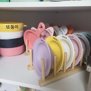 สะพานเกาหลีสไตล์เซรามิค Flying Saucer ชามแมวสัตว์เลี้ยง Feeder สําหรับลูกแมวและสุนัข Multi-functional สัตว์เลี้ยงชามอาหารพร้อมขาตั้ง