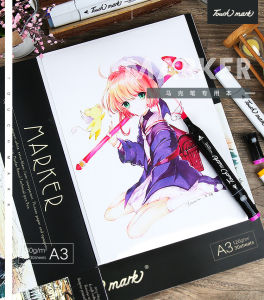 Sketch Marker Book A4 B5 Drawing Art Paper Marker Pen Journal 30 Sheets Kertas Lukisan Painting Sketchbook 纸绘画本 动漫手绘本