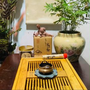 Nhang Không Tăm Trầm Hương Ông Đồ Loại Ngắn Dịu Nhẹ Nhang Sạch Thuần Tự Nhiên