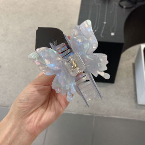 สไตล์เกาหลี Acetate Butterfly Sharkfin Hairgrips ทันสมัย Quirky ดีไซน์ เครื่องประดับผม หลากหลาย บุคลิกภาพ Enhancer