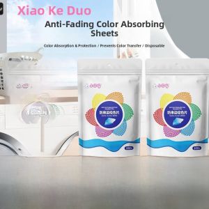 Color Guard Laundry Sheets 100pcs Prevent Color Transfer for Washing Machines Mixed Load Laundry Cleaning Small DingDong