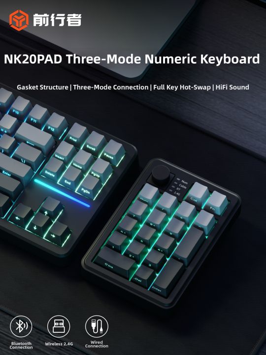 EWEADN | Wireless Mechanical Numeric Keypad Set | Lazada PH