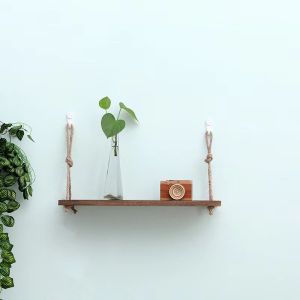 No-Drill Wall Shelf Storage Rack