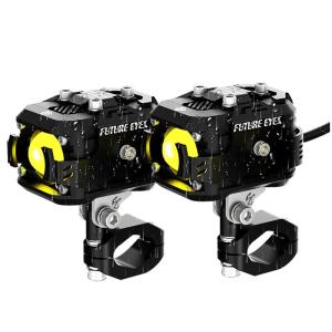 FUTURE EYES | High Low Beam Yellow White Light Clear Cut Flashing Vehicle Lamp