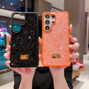 Trend Bling Glitter Diamond Case for Samsung Galaxy S26 S25 S24 S23 Plus Ultra Rhinestone Shockproof Hard Back Protective Cover