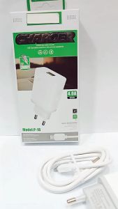 Travel Charger For Android P18 5V 4.0A Fast Charger Colokan USB Kabel V8 Micro & Type C