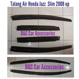 Talang Air/Side Visor Honda Jazz Slim 2008-2013 Super Kualitas