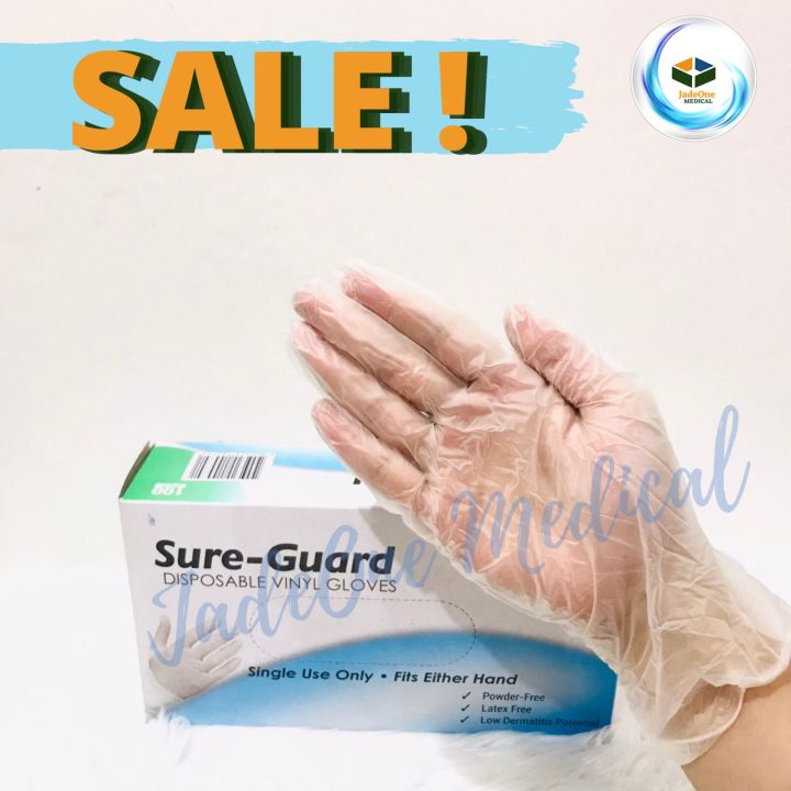 Disposable Vinyl Gloves Sure Guard Nitrile Gloves Sure Guard