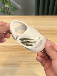 Summer Baby Soft Bottom Non-Slip Toddler Shoes Boys and Girls Closed Toe Anti-Kick Sandals Infant Fashion Breathable Beach Shoes