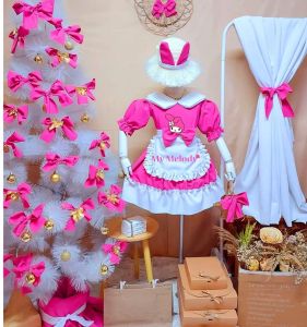 Little Vella My Melody Inspired Lolita Puff Dress ( 1-8 Years Old)