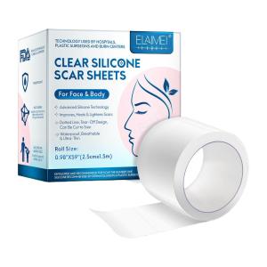 4cm×1.5m Skin Tone Self Adhesive Silicone Scar Removal Roll Medical Grade Reusable Scar Patch for Surgery Burn Stretch Marks