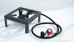 Portable Gas Stove Double Burner Heavy Duty High Power Cooking Stove Gas Stove For Camping Outdoor Kitchen