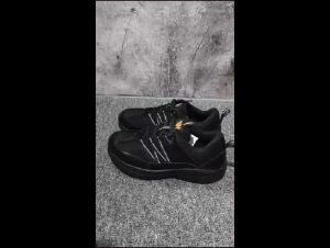 ZVN Mozard Sepatu Sneakers Pria Hitam Kerja