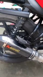 【Spot】Motorcycle Exhaust Muffler Akrapovic Exhaust Muffler Pipe 370MM