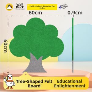 UP DUCK | Montessori Early Education Children Busy Board Felt Wall Panel Cutting Play