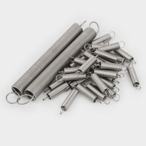 304 Stainless Steel Small Compression Spring with Hook Tensile Force 03/05/06/08mm Diameter Hardware Tools Mechanical Parts