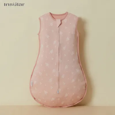 Insular | Insular Baby Sleep Sack ถุงนอน Unisex แขนกุดผ้าฝ้าย 100% สวมใส่ผ้าปูที่นอนผ้าห่มฤดูร้อนนุ่มสําหรับทารกเด็กวัยหัดเดิน
