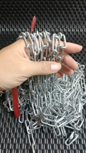 Dây xích sắt mạ kẽm (Ø 3mm) | Mắt Xích Kích Thước (2.9x1.1 cm) Độ Bền Cao Dùng Làm Hàng Rào Móc Vật Dụng