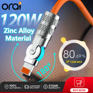 Fast charging cable made of zinc alloy high-power rotary plug game charger USB6.0 data cable liquid silica gel is applicable to Huawei mobile phones and Micro interface Android Apple mobile phones and OPPO vivo