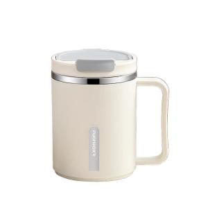 XIAOCHUSHU | Stainless Steel Mug with Lid and Spoon