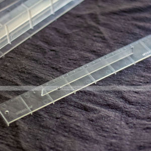 Transparent Cake Roll Ruler Equal Distance Cutter Auxiliary Tool Kitchen Baking Utensils Cake Decorating Supplies