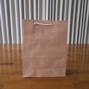 (ISI 12 PCS) Paper Bag Kraft Polos 15x25 20x25 25x35 30x40 / Kraft Paper Bag / Paper Bag Coklat Murah