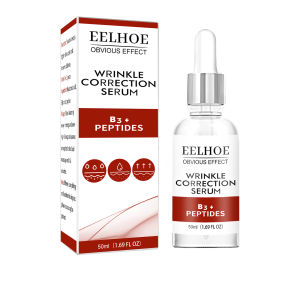 Eelhoe Wrinkle Correction Serum Shrink Pores Brighten Skin Tone Anti Wrinkle Essence Fade Fine Lines And Wrinkles Hydrating Moisturizing Refreshing Non Greasy Fade Wrinkles Deep Nourishment Improve Dullness Beauty And Skincare Product 50ml