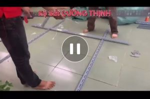 Kệ Sắt V Lỗ Đa Năng Dài 1m x Rộng 04m x Cao 15m x 4 Tầng Lắp Ghép Để Đồ...