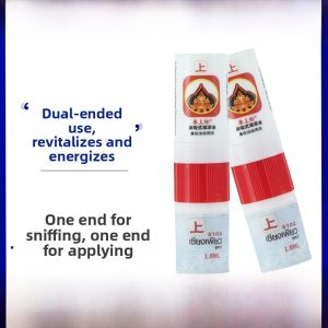 Thai Brand Nasal Clear Mint Breath Freshener Eight Immortals Tube Driving Anti-Sleepiness Wake-Up Student Essential Oil Combo