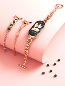 mijobs | Multiple Xiaomi Fitness Bands Compatible New DIY Metal Braided Bracelet