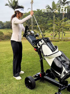 Remote Controlled Golf Cart Hand Push Bag Car Lightweight Aluminum Alloy Frame 150kg Load Capacity 12km/h Top Speed RETUOL T3
