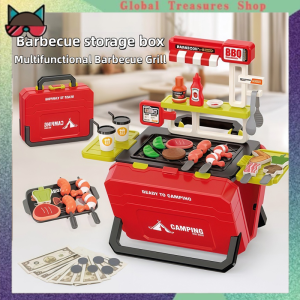 Kitchen Cooking Toy BBQ Toys Kitchen Barbecue Set Simulation Kitchen Cooking Toy Pretend Play Toys for Kids
