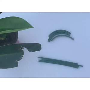 ​​12Pcs Half Round Plant Support Ring Stakes For Tomato Rose Flower Vine Garden​​