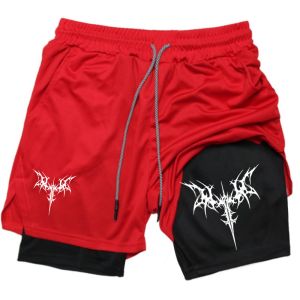 Quần Short Thể Thao Nam 2 Lớp Nhanh Khô Thoáng Khí Thời Trang 2 Trong 1 Dùng Cho Chạy Bộ Tập Luyện Mặc Thường Ngày Lưng Trung Bình Chất Liệu Polyester
