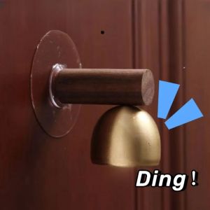 Wooden Doorbell Handmade Doorbell Japanese Style Door Opening Doorbell Dopamine Wind Chime Refrigerator