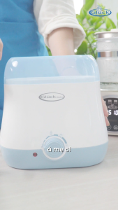 Máy hâm sữa - giử ấm sữa 24/24H - rã đông sữa - tiệt trùng bình sữa Gluck baby Bảo hành 12 tháng