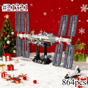 The International Space Station 21321 Building Blocks Sets Compatible With Legoed Particles Suitable For Christmas Gifts 864pcs