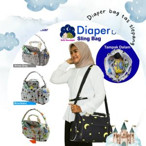 Promo ..!!Tas bayi model slempang/Tas perlengkapan bayi/Diaper bag