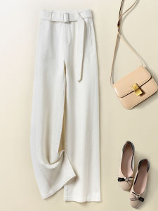 TUOYUN | High Waist Wide Leg Jeans Womens Draping Slimming Floor Length Casual Style Cotton Blend Elastic Fiber Breathable Comfortable