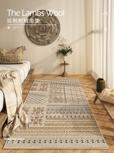 Bohemian Ethnic Style Long Rectangle Luxury Carpet Bedroom Master Room Floor Mat Colorful Living Room Balcony Home Decor