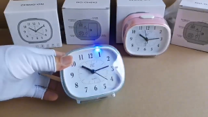 Colourful Alarm Clock Quartz Loud Sound Dual Alarm Square Round Good Quality Jam Loceng Bunyi Kuat Murah