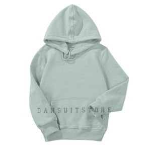 HOODIE ANAK COWOK CEWEK WARNA HIJAU SAGE LENGAN PANJANG BAHAN KATUN PLECEE TEBAL PREMIUM TRENDY KASUAL / HOODIE ANAK LAKI-LAKI PEREMPUAN / BAJU KUPLUK ANAK / HOODIE KUPLUK ANAK TRENDY KEREN