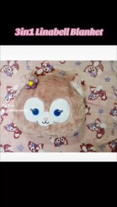 (Msia Stock) 3in1 Linabell Blanket Pillow Hand Warmer Cushion Lina Bell  Plush Mainan Patung Selimut Bantal三合一 枕被 玲娜贝儿 玲娜贝尔 娃娃 林娜贝尔