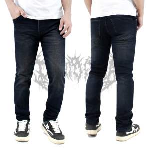 DIMIORGIA Celana Jeans Panjang Pria Slim fit Premium Retro Denim Strecht Big size