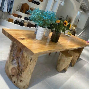 Clothing Store Display Table Small Rectangle Solid Wood