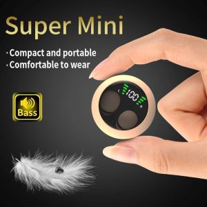 Siêu nhỏ Bluetooth tai nghe đút tai vô hình miniearbuds TWS Tai nghe không dây Bộ băng đô đi ngủ tiếng ồn hủy bỏ với micro