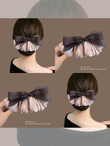 NING ZHOU | Elegant Bow Hair Clip for Half-Up Hairstyles and Low Bun