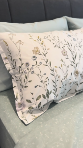 elise: 100% Cotton 930TC Single Light Comforter + 2 Pillow Case Set - Vespertina