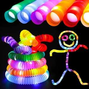 Mainan Anak Light Up Pop Tubes LED Mainan Anak Pipa LED Pop Pipes