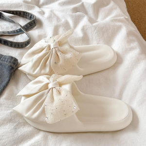Sweet Glitter Bow Slipper Soft and Non-slip